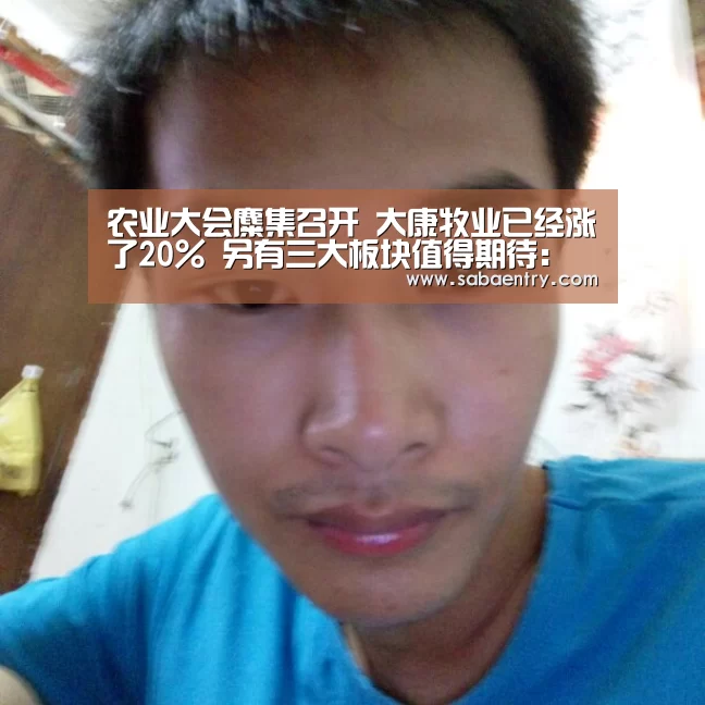 农业大会麋集召开 大康牧业已经涨了20% 另有三大板块值得期待:沙巴体育平台(图1) 沙巴官网